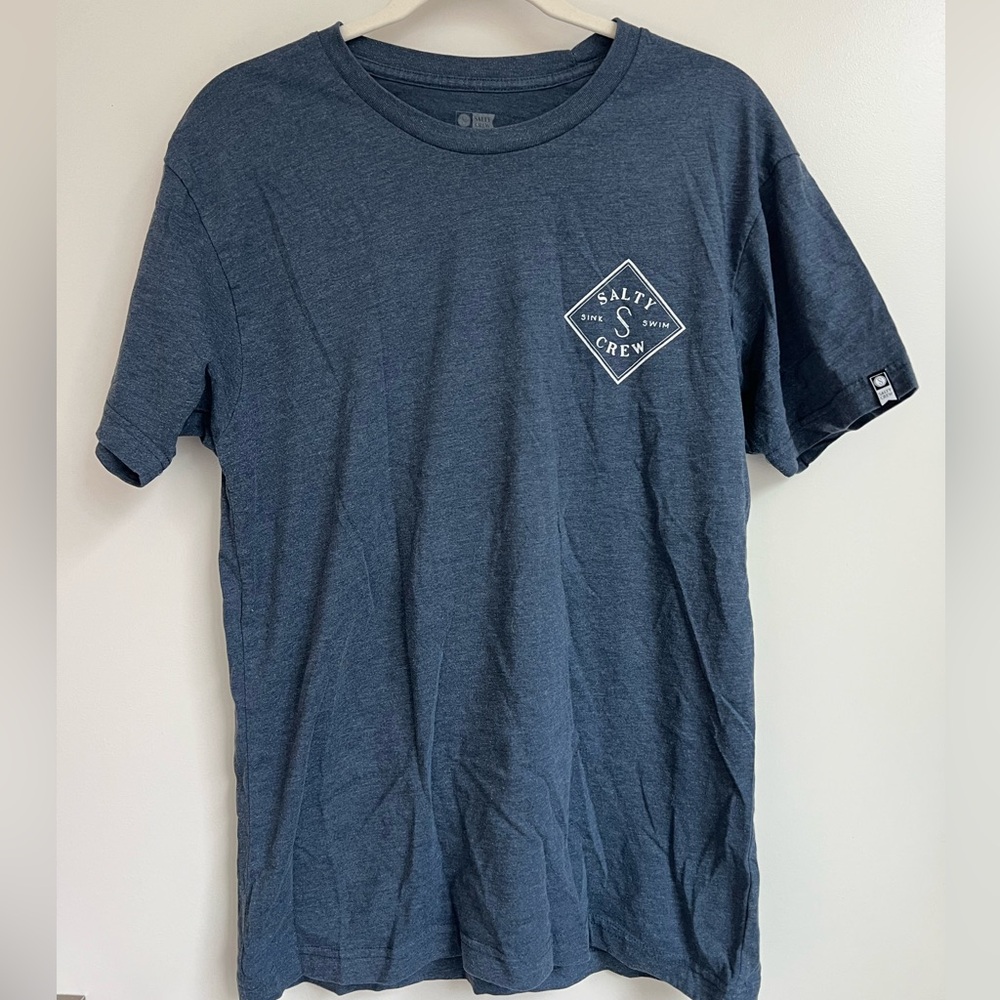 Salty Crew Blue Grey Graphic Tee